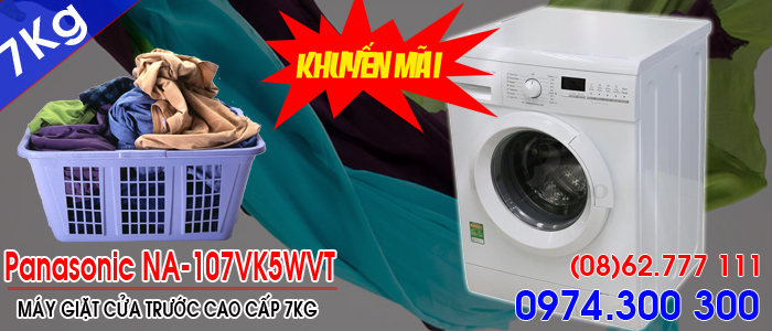 m&aacute;y giặt Panasonic NA-107VK5WVT